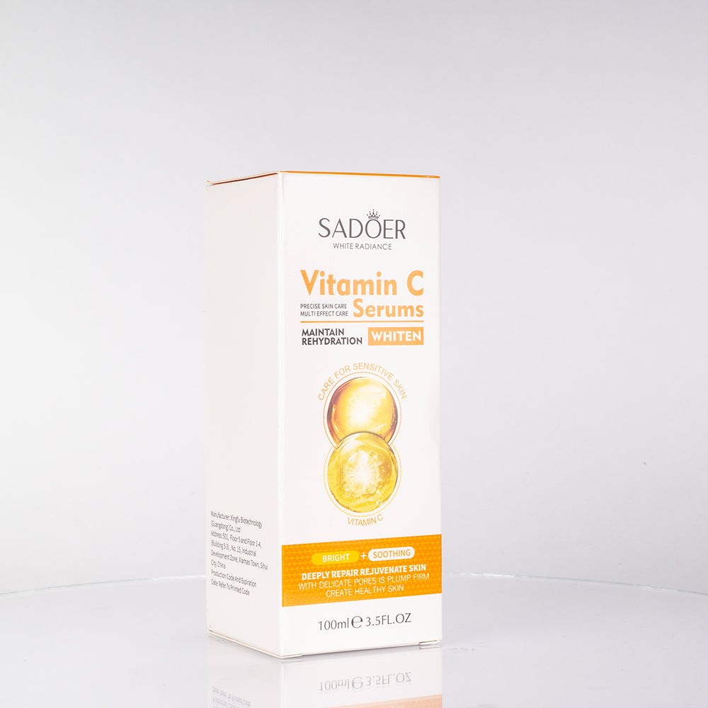 Ser facial hidratant și pentru uniformizarea nuanței tenului cu Vitamina C SADOER