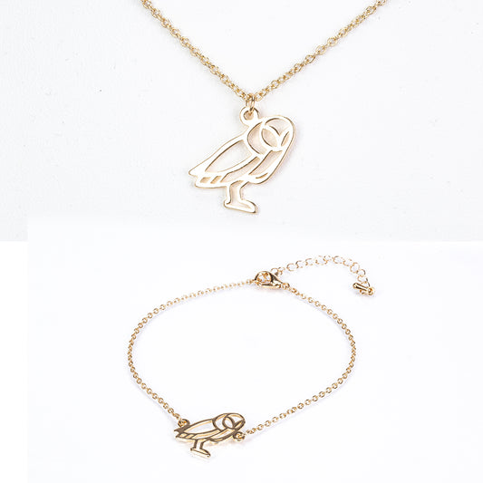 Set din Aliaj Placat cu Aur ( 6.5 grame ) ( Colier+Brățară )