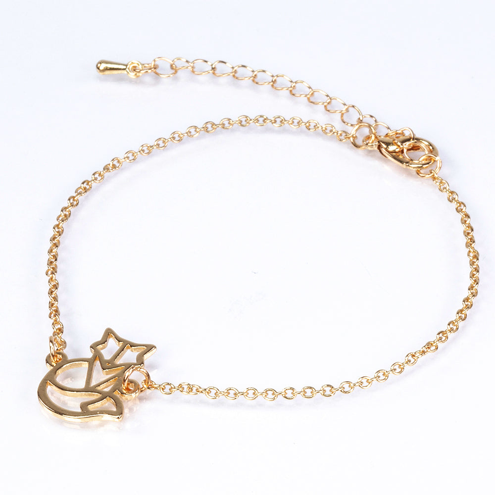 Set din Aliaj Placat cu Aur ( 6.5 grame ) ( Colier+Brățară )