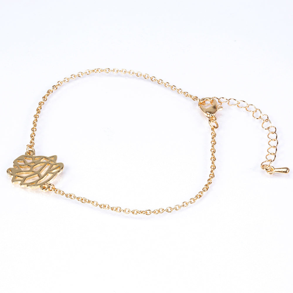 Set din Aliaj Placat cu Aur ( 6.5 grame ) ( Colier+Brățară )