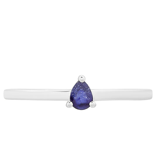 Inel din Argint 925 ( 1.24 grame ) cu Safir Thailandez 0.23 Carate