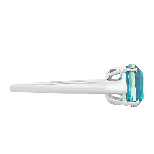 Inel din Argint 925 ( 1.84 grame ) cu Cuarț Păun 2.11 Carate