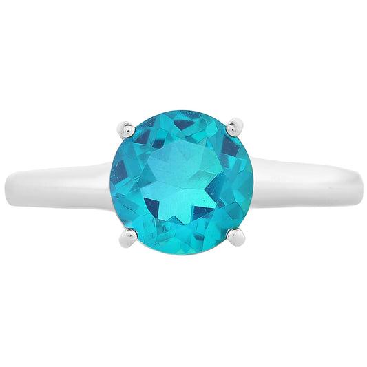 Inel din Argint 925 ( 1.84 grame ) cu Cuarț Păun 2.11 Carate