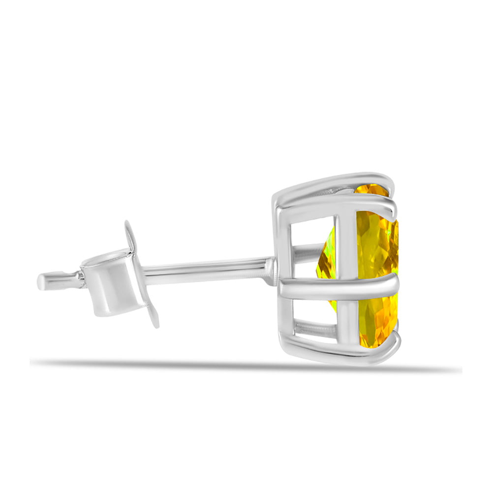 Cercei din Argint 925 ( 1.49 grame ) cu Citrin Ural 3.53 Carate
