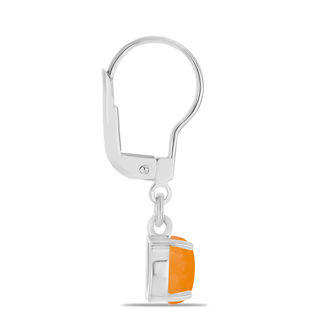 Cercei din Argint 925 ( 1.72 grame ) cu Jad Galben 1.66 Carate