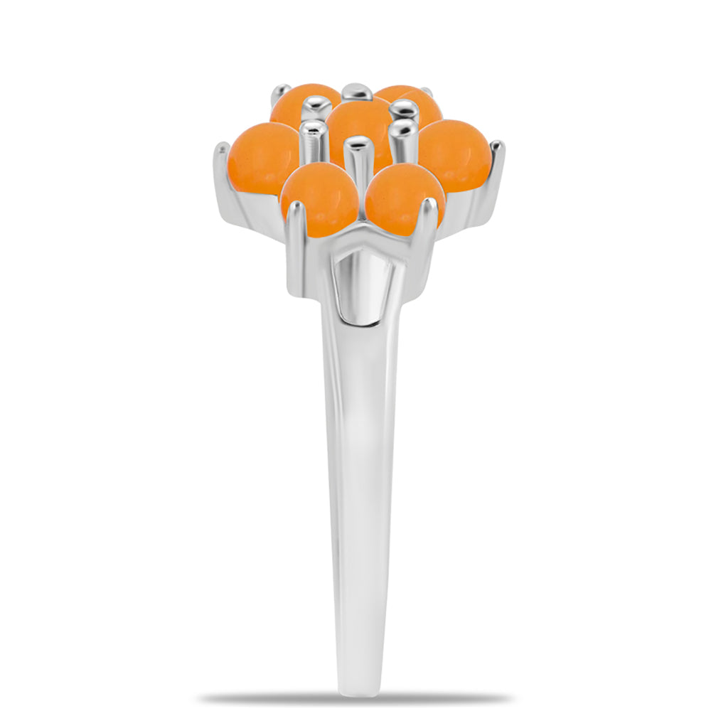 Inel din Argint 925 ( 2.41 grame ) cu Jad Galben 0.95 Carate