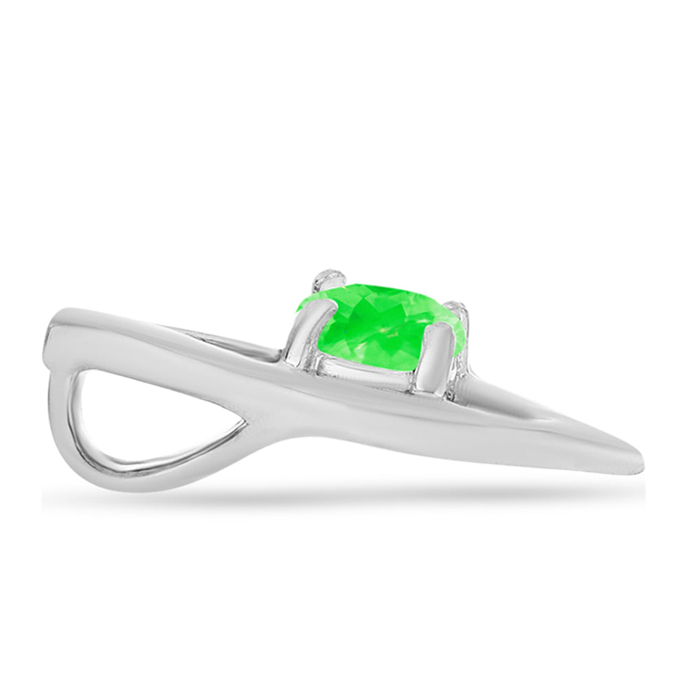 Pandantiv din Argint 925 ( 1.15 grame ) cu Opal Hialit 0.39 Carate