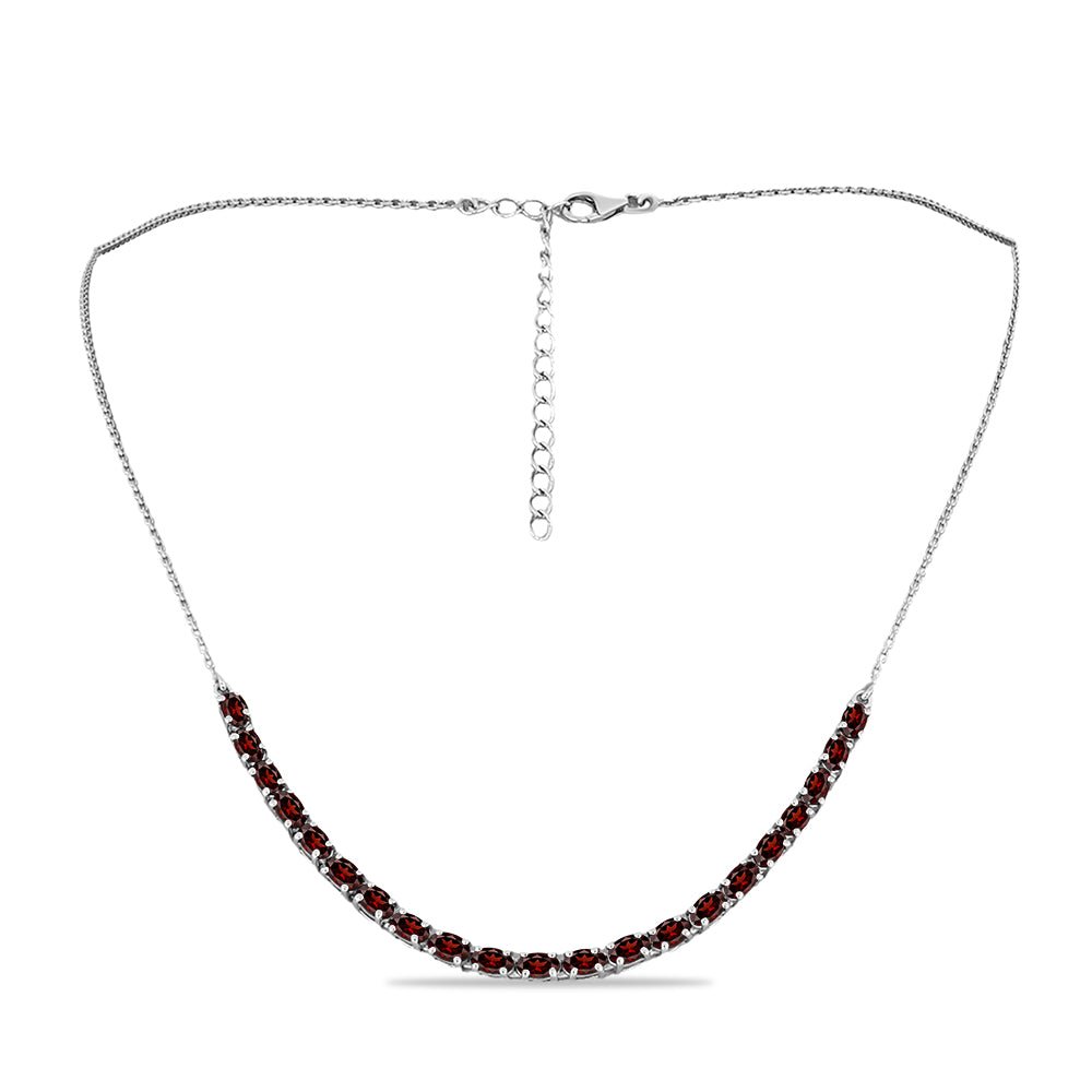 Colier din Argint 925 ( 6.33 grame ) cu Granat Barton 6.14 Carate
