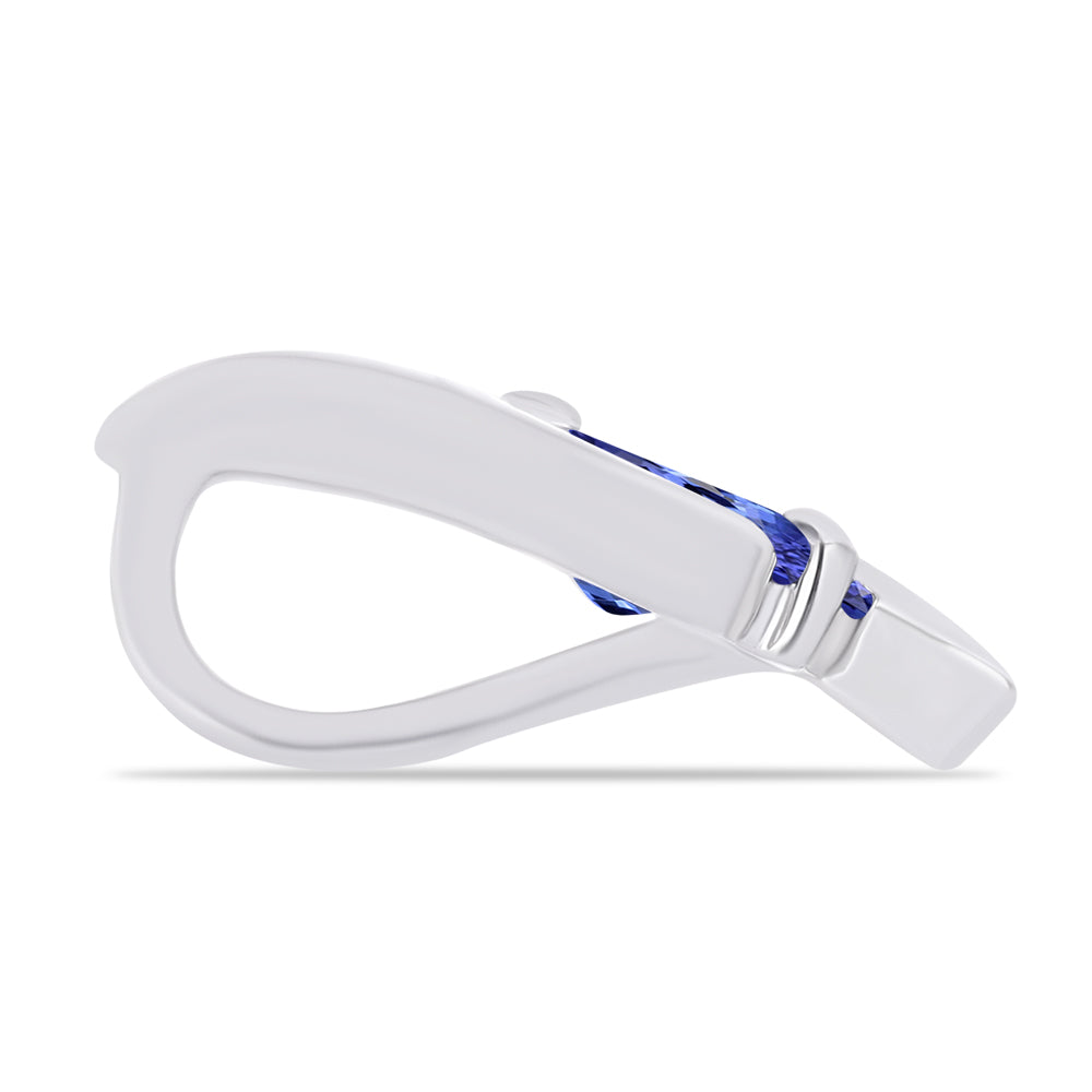 Pandantiv din Argint 925 ( 0.53 grame ) cu Tanzanit 0.36 Carate