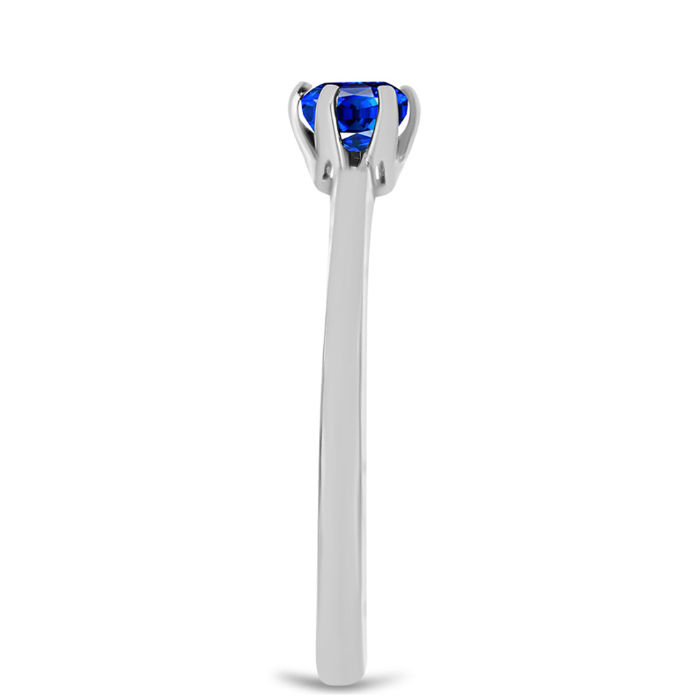 Inel din Argint 925 ( 1.54 grame ) cu Safir Albastru Australian 0.39 Carate