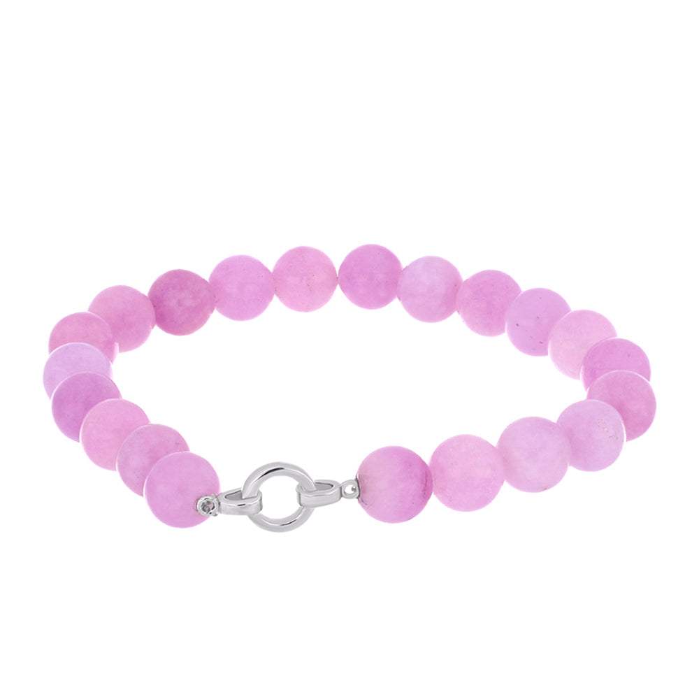 Brățară din Argint 925 ( 0.89 grame ) cu Kunzit Pala 84.8 Carate