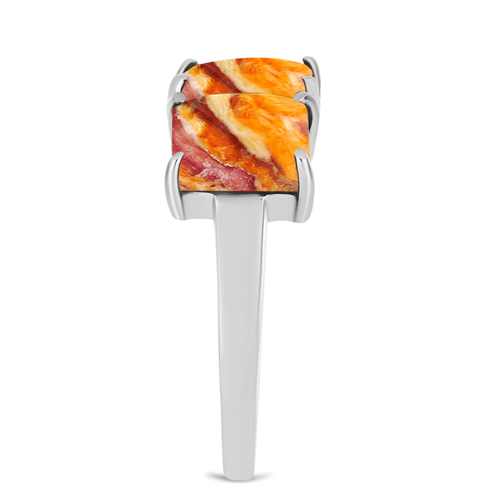 Inel din Argint 925 ( 3.37 grame ) cu Jaspul "Lion's Paw" 4.96 Carate