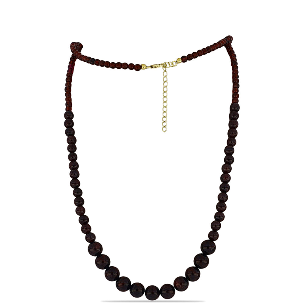 Colier din Argint 925 Placat cu Aur ( 1.03 grame ) cu Granat Barton 166.53 Carate