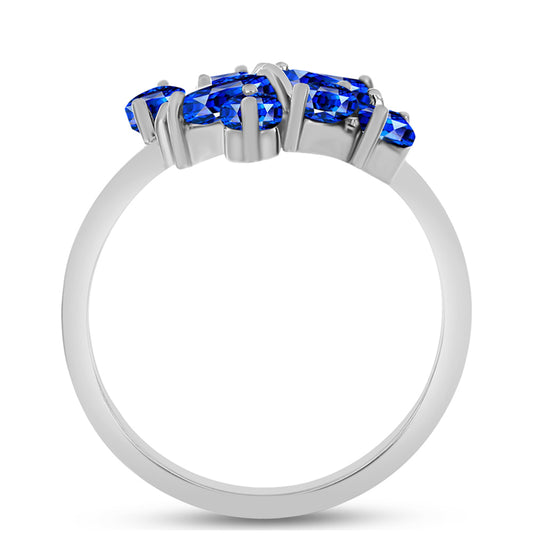 Inel din Argint 925 ( 4.29 grame ) cu Safir Albastru Australian 3.93 Carate