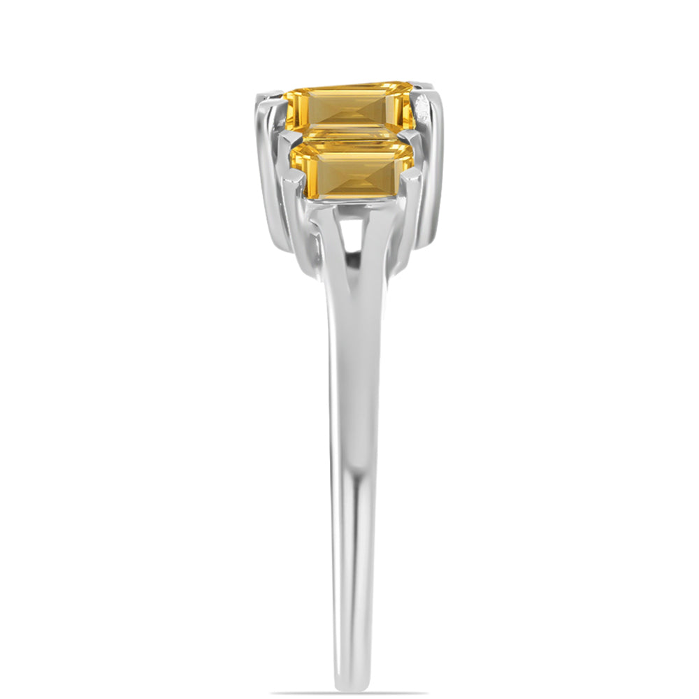 Inel din Argint 925 ( 2.53 grame ) cu Citrin Rio Golden 1.5 Carate