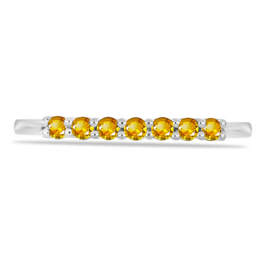 Inel din Argint 925 ( 1.13 grame ) cu Citrin Rio Golden 0.22 Carate