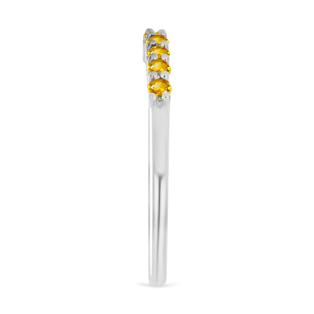 Inel din Argint 925 ( 1.13 grame ) cu Citrin Rio Golden 0.22 Carate