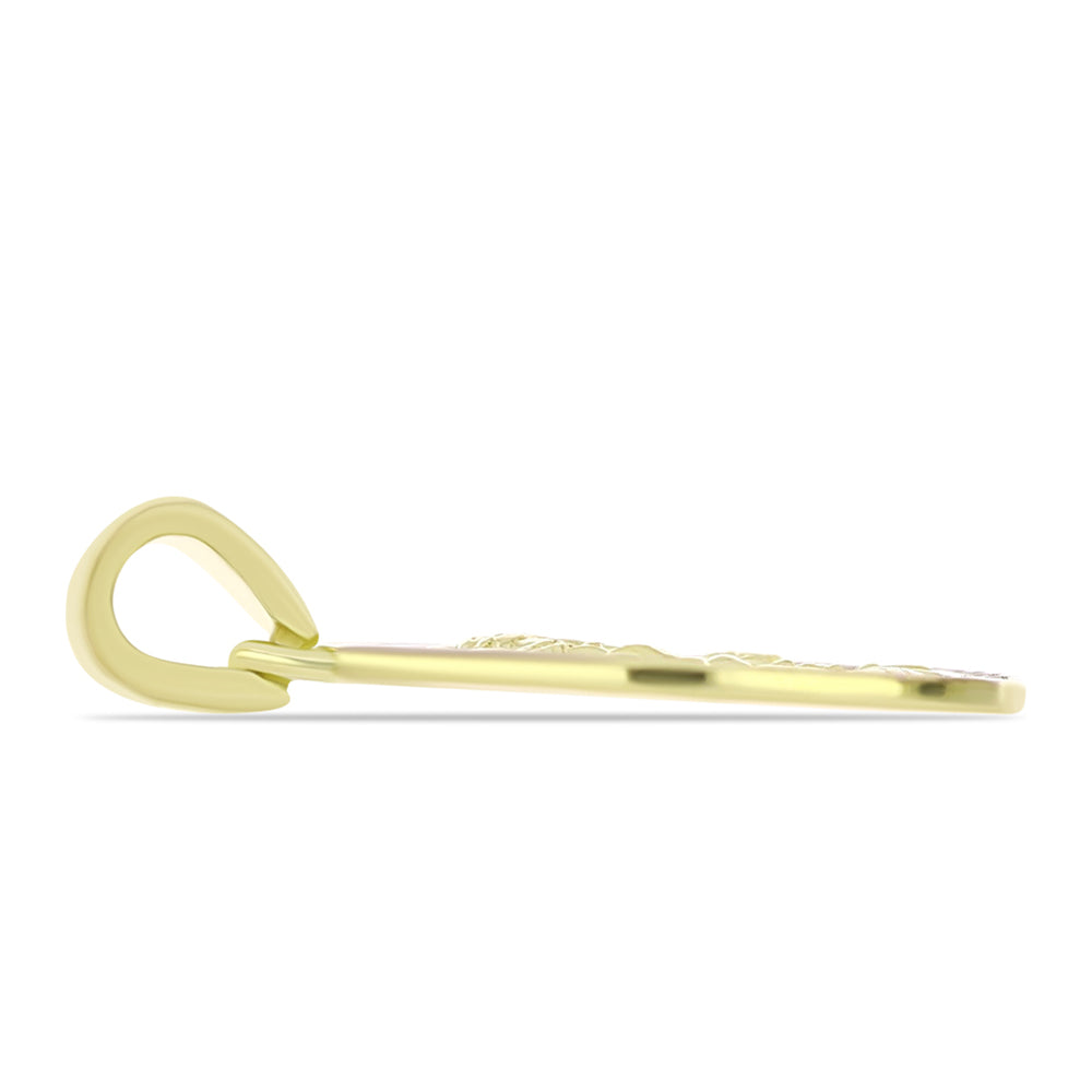 Pandantiv din Argint 925 Placat cu Aur de 2 tonuri ( 2.27 grame )