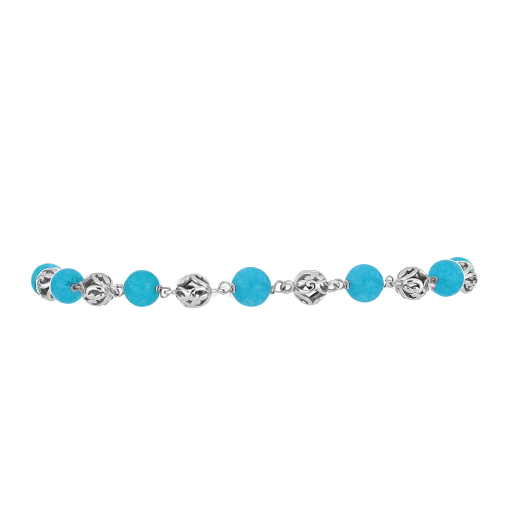 Brățară din Argint 925 ( 4.28 grame ) cu Cuarț Paraiba 11.75 Carate