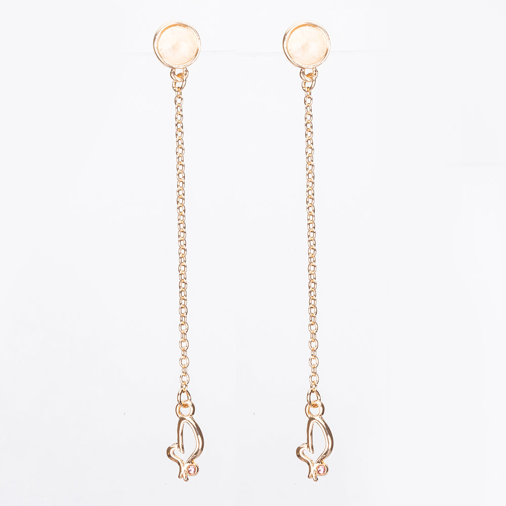 Set din Aliaj Placat cu Aur cu Perlă și Cristal Roșu Emporia® ( Colier+Cercei+Pandantiv )