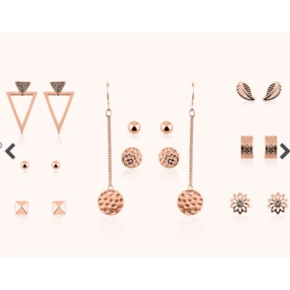 Set de 9 perechi de Cercei Pierre Cardin