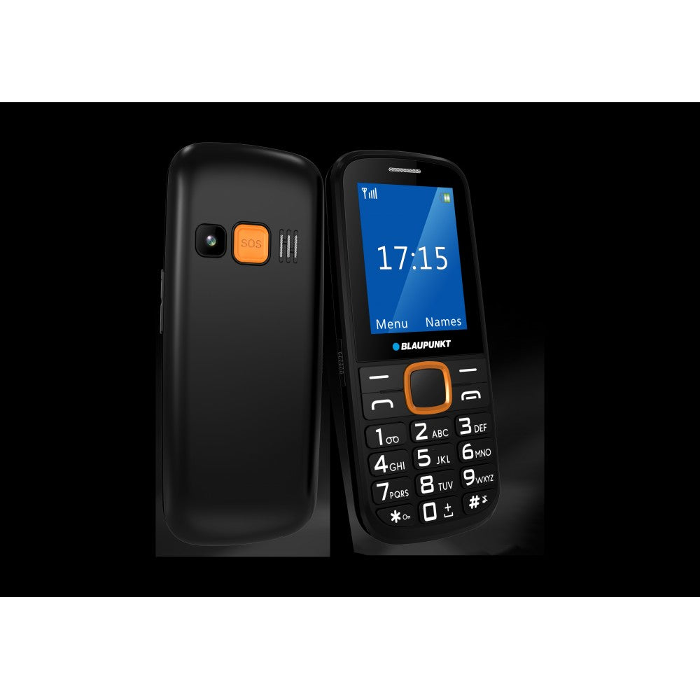 Telefon mobil Blaupunkt - cu funcție SOS, Galben