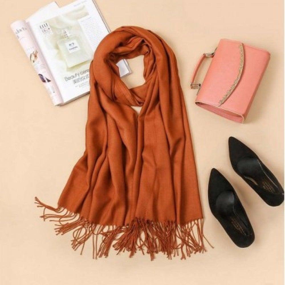Eșarfă la Modă cu Efect de Cașmir, Maro - Bijuterii TV