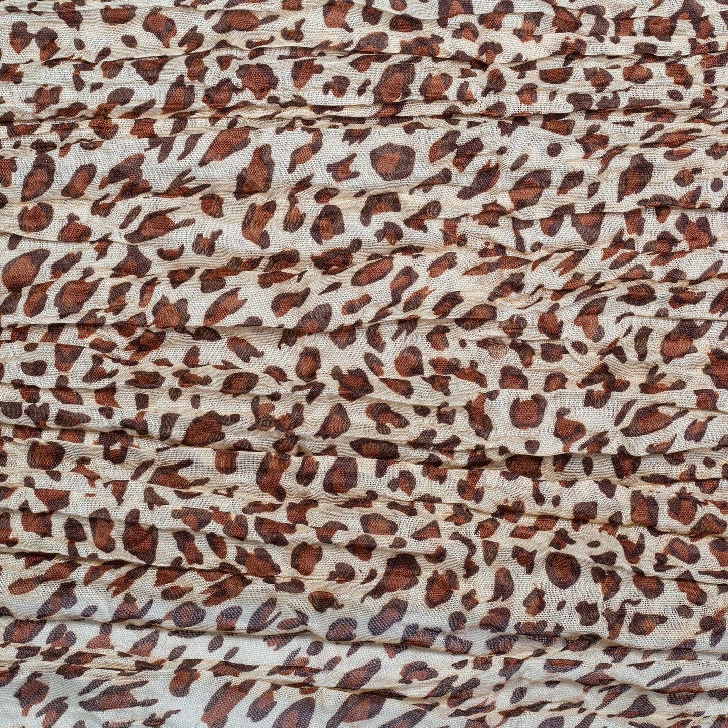 Eșarfă la Modă, 100% Viscoză, 160 cm x 50 cm, MARO LEOPARD - Bijuterii TV
