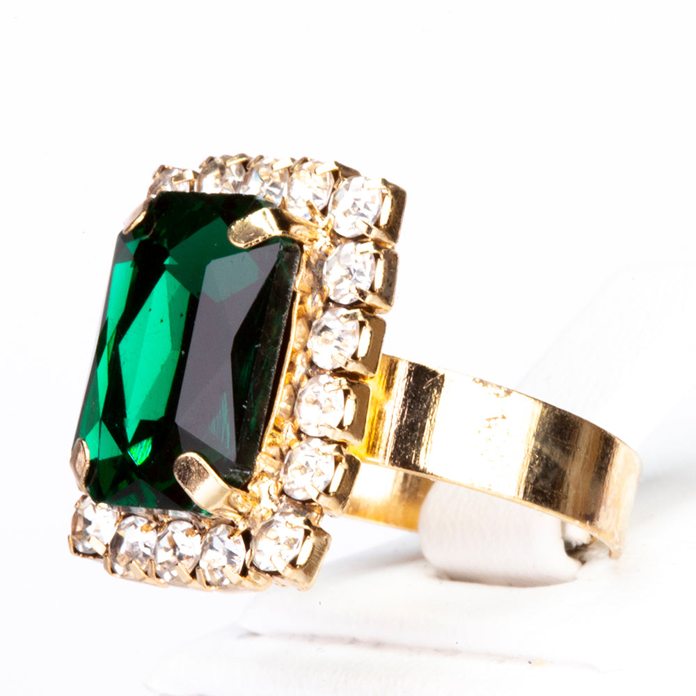 Ceas din Aliaj Placat cu Aur cu Cristal Albastru Emporia®