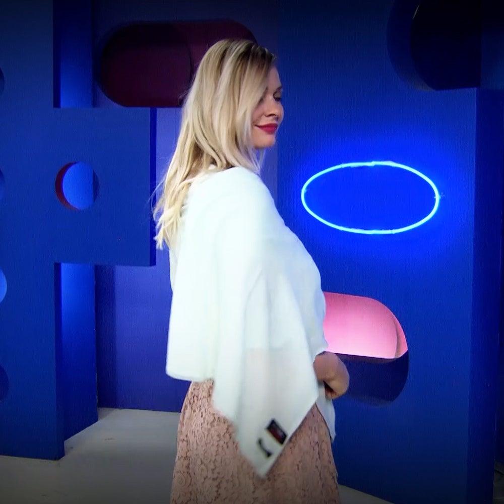 Eșarfă-Șal 100% Pur Cașmir, 80 cm x 200 cm, Verde Mentă - Bijuterii TV