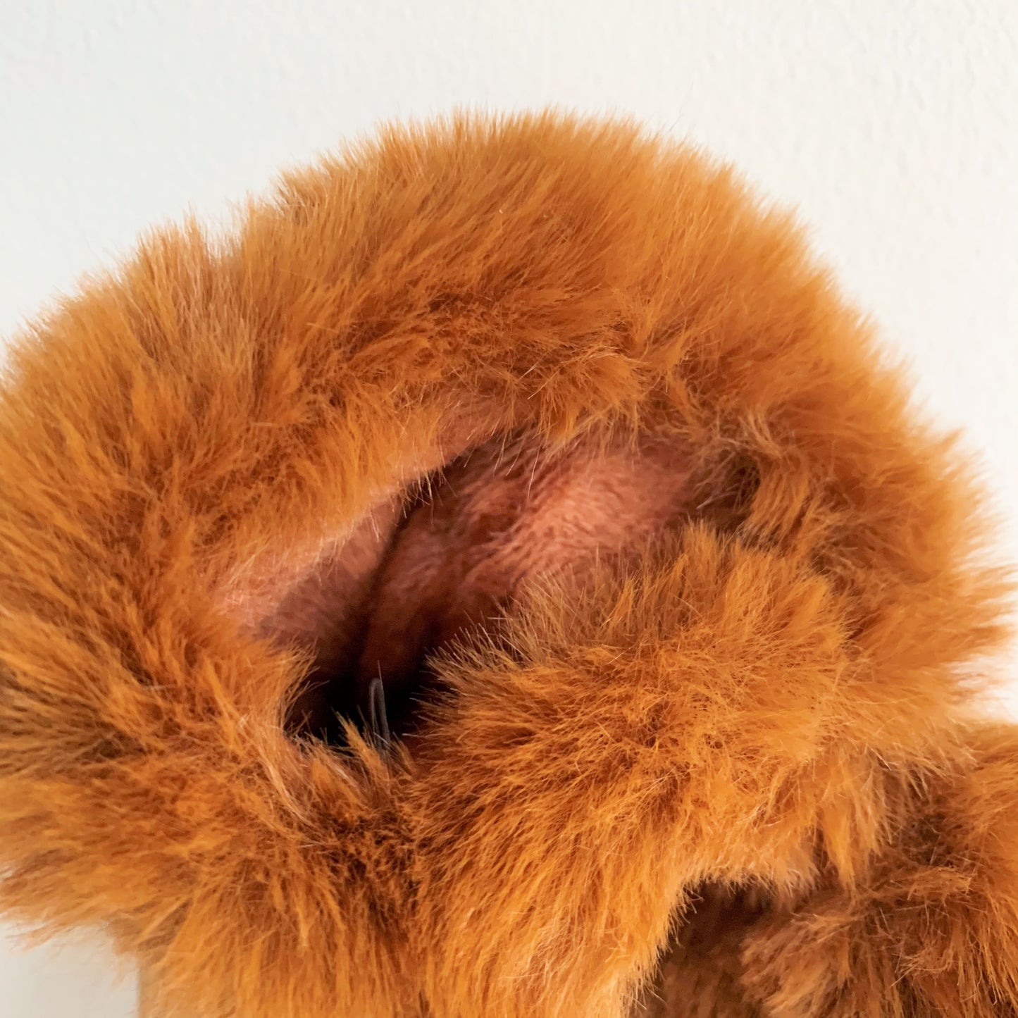 Mănuși de Iarnă Maro din Blană Sintetică, compatibile cu ecranul tactil