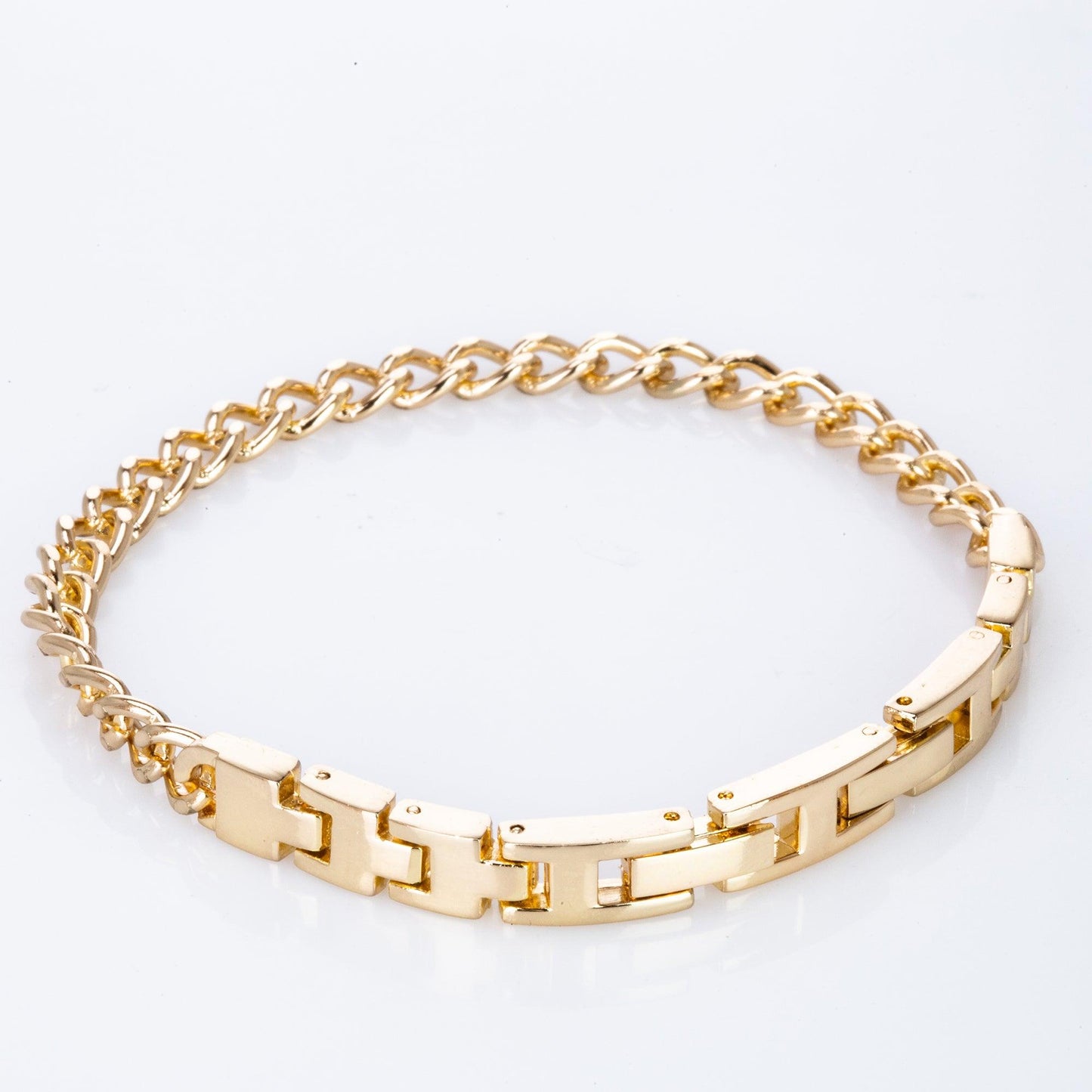 Excellanc gift set, ladies, watch, bracelet, bangle, gold-colored - Bijuterii TV