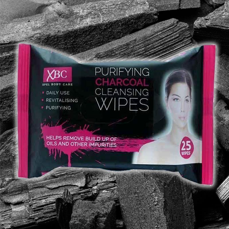 Șervețele pentru curățarea feței cu cărbune activat - 30 buc.