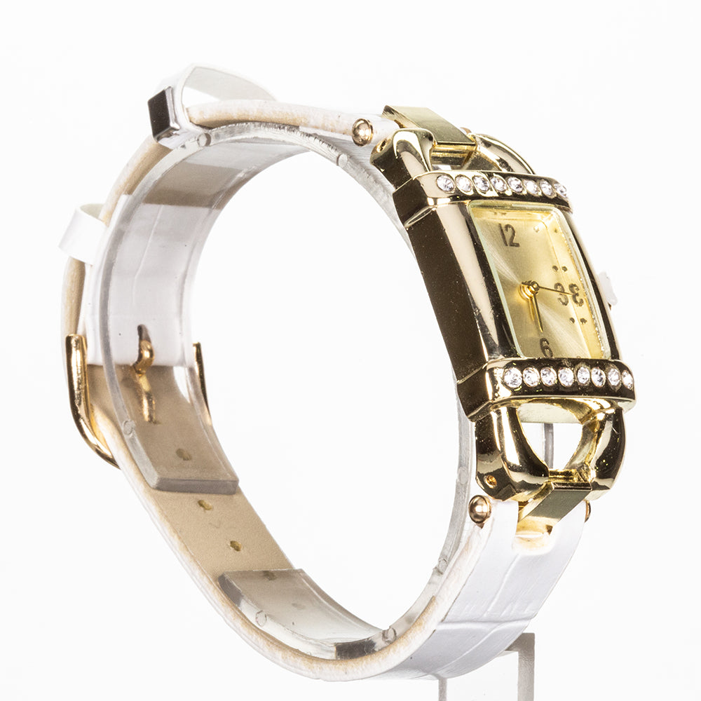 Set din Aliaj Placat cu Aur cu Cristal Alb Emporia®