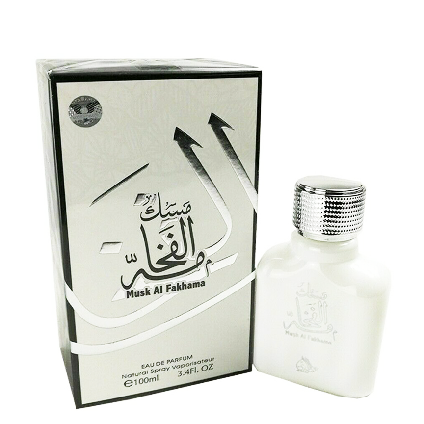 100 ml Eau de Perfume Musk Al Fahma cu Arome Citrate și Picant-Lemnoase pentru Bărbați și Femei - Bijuterii TV