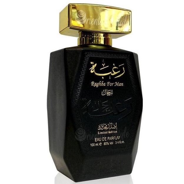 100ml Eau de Perfume Raghba Intense cu Arome Orientale, Dulci și Lemnnoase pentru Bărbați - Bijuterii TV