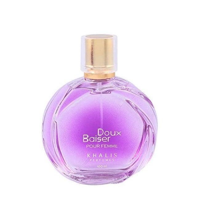 100 ml Eau de Perfume Doux Baiser cu Arome Picant Vanilate și Fructate pentru Bărbați și Femei - Bijuterii TV