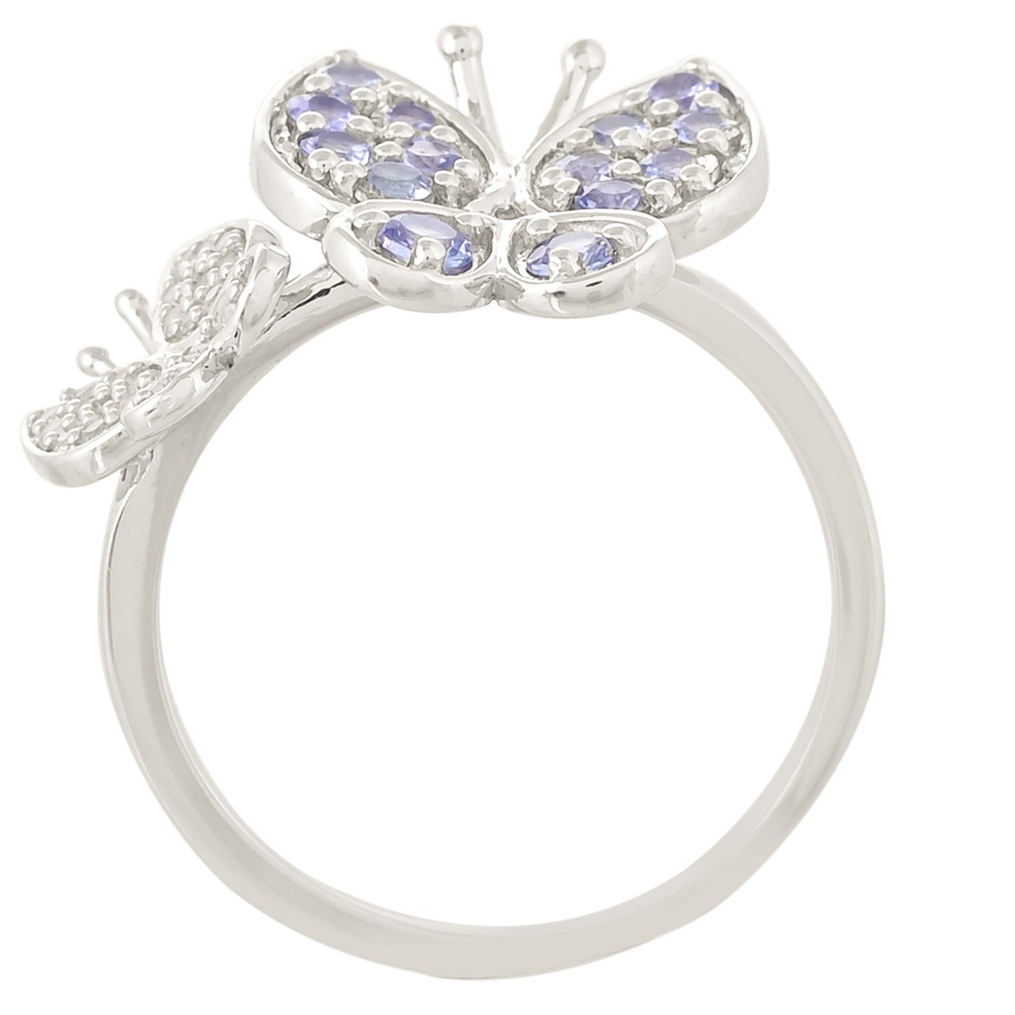 Inel din Argint 925 ( 3.18 grame ) cu Tanzanit 1.07 Carate