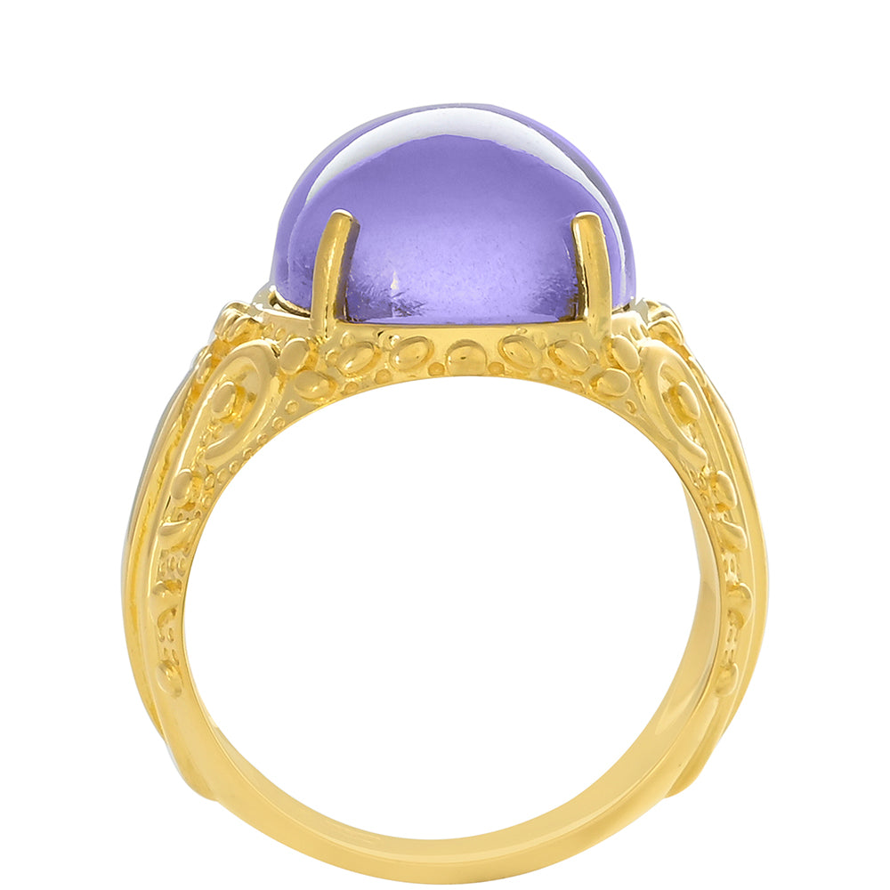 Inel din Argint 925 Placat cu Aur ( 5.08 grame ) cu Piatra Lunii Mahenge 9.71 Carate