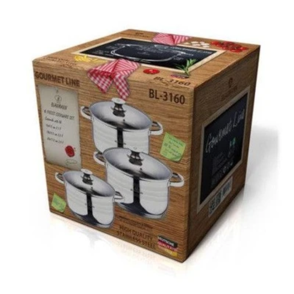 Set de vase din 6 piese, Blaumann Gourmet Line