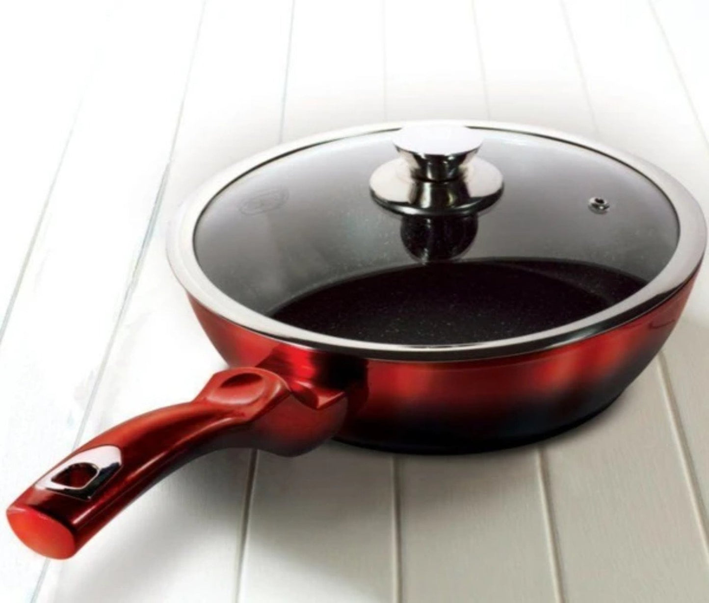 Tigaie adâncă Berlinger Haus Metallic Line cu capac