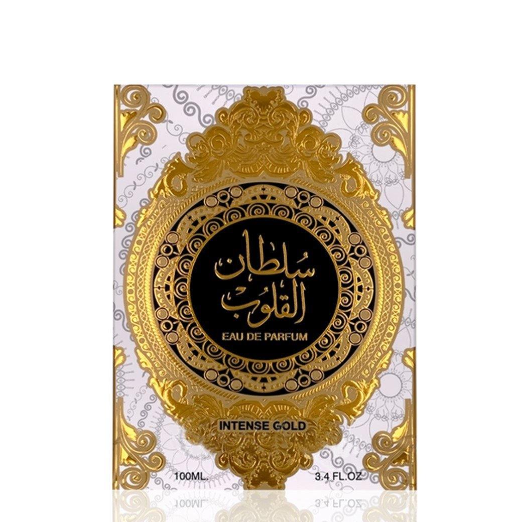 100 ml Parfum Sultan Al Quloob Intense Gold cu Arome Picant-Lemnoase pentru Bărbați și Femei - Bijuterii TV