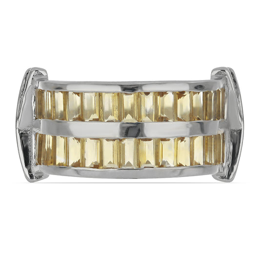 Inel din Argint 925 ( 3.97 grame ) cu Citrin Ural 2.95 Carate