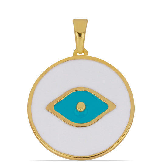 Pandantiv din Argint 925 Placat cu Aur ( 4.7 grame ) cu Email