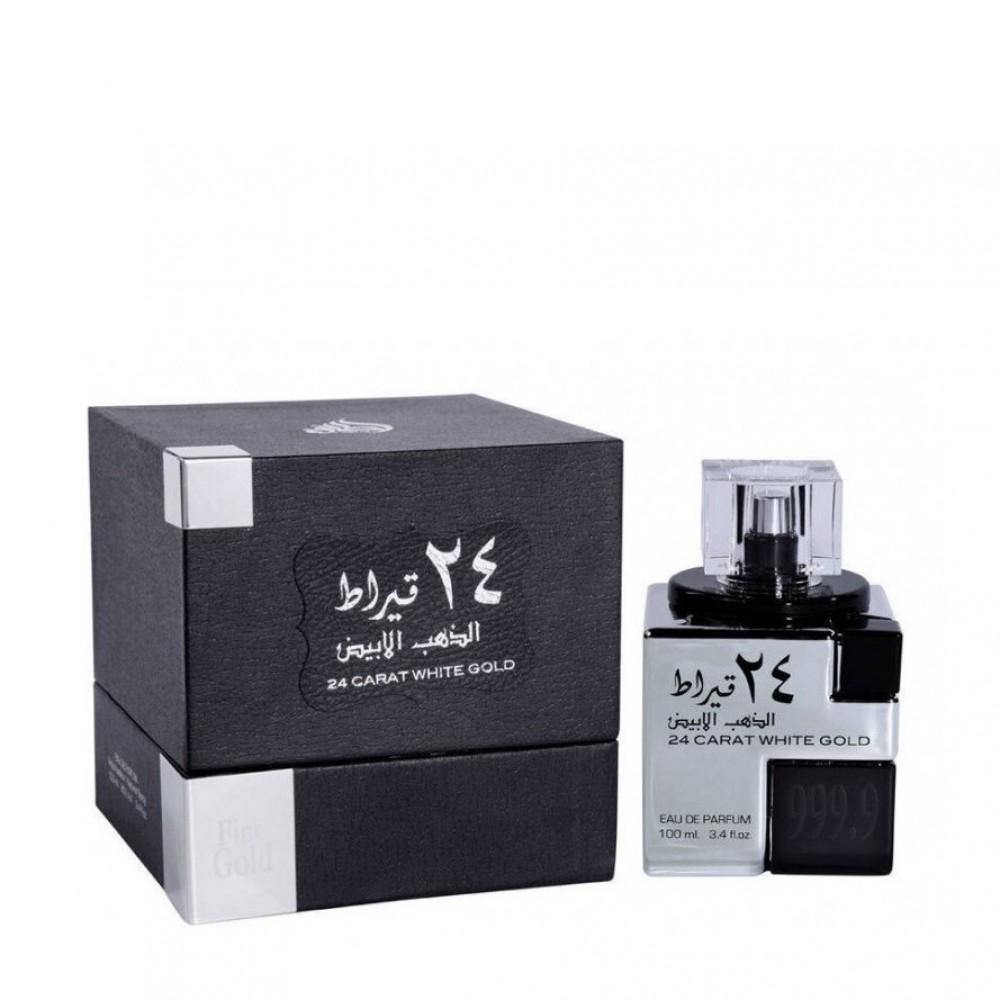100 ml Eau De Parfum Lattafa 24 Carat White Gold cu Arome Dulci pentru Bărbați - Bijuterii TV