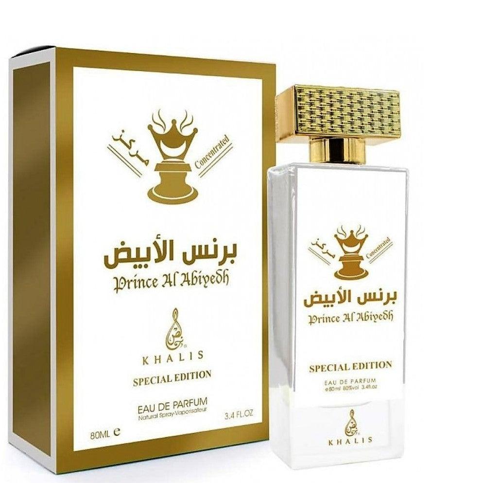 100 ml Eau de Perfume Prince Al Abiyedh cu Arome Oriental-Picante pentru Bărbați și Femei - Bijuterii TV