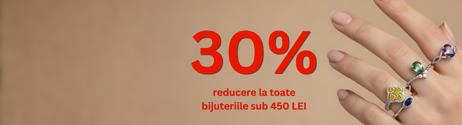 Bijuteriile sub 450 Lei – acum cu 30% reducere