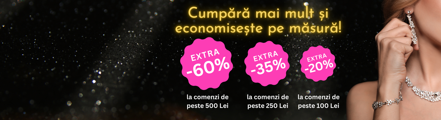 Bijuterii cu 60% reducere