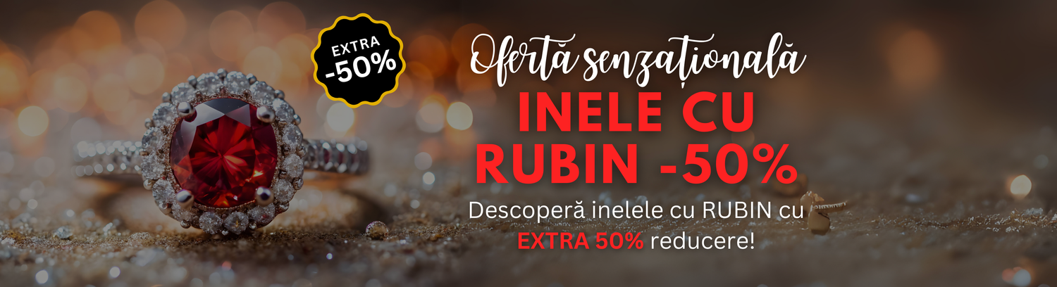 Inele cu rubin