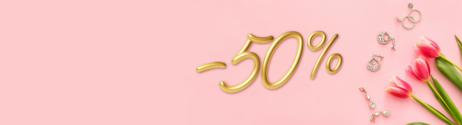 Reducere de 50% de Ziua Femeii💐